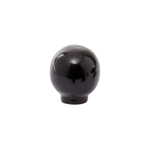 Cabinet knob BALL Black horn