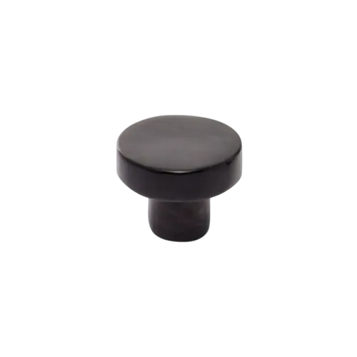 Cabinet knob PEBBLE Black horn