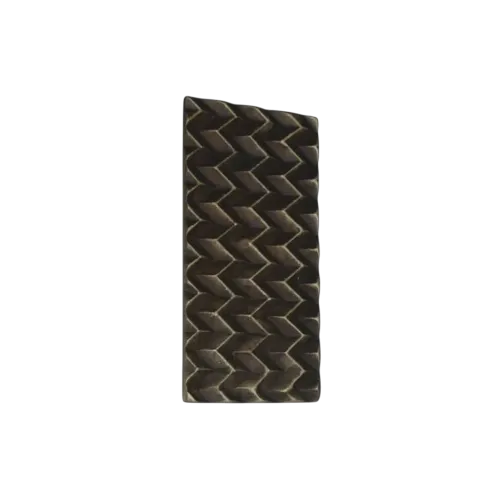 Plaque de tirage rectangle ORIGAMI 150x75mm