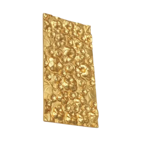 Plaque de tirage rectangle FLOWER 200x100mm